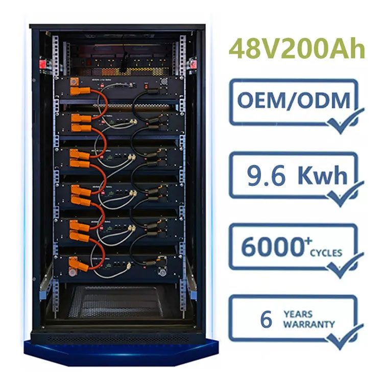 48V 200AH Rack Model Energiopbevaring Lithium-batteri