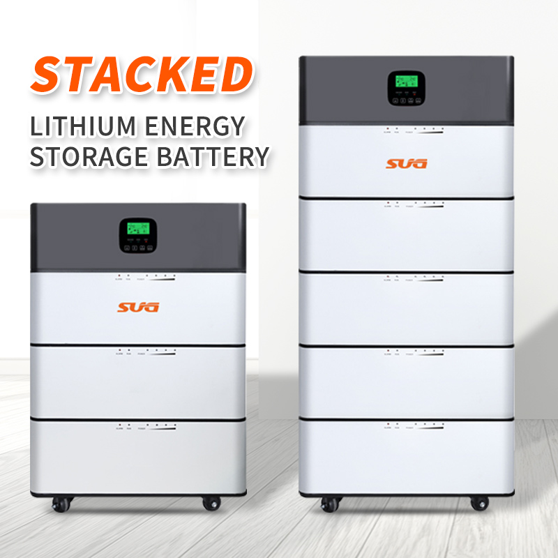 Lifepo4 stabelbar batteristrøm Solar Li-ion batteri 48v 5kwh 200ah Home Lithium Batteri Solar Storage Bank